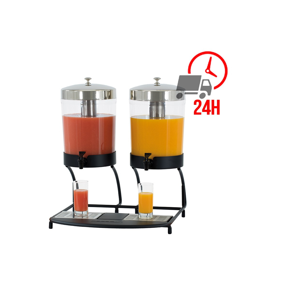Distributeur de jus de fruit 2 x 8 Litres