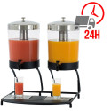 Distributeur de jus de fruit 2 x 8 Litres