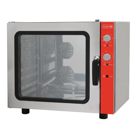 Four électrique pâtissier à convection 6 niveaux 600x400mm avec humidificateur - GASTRO M