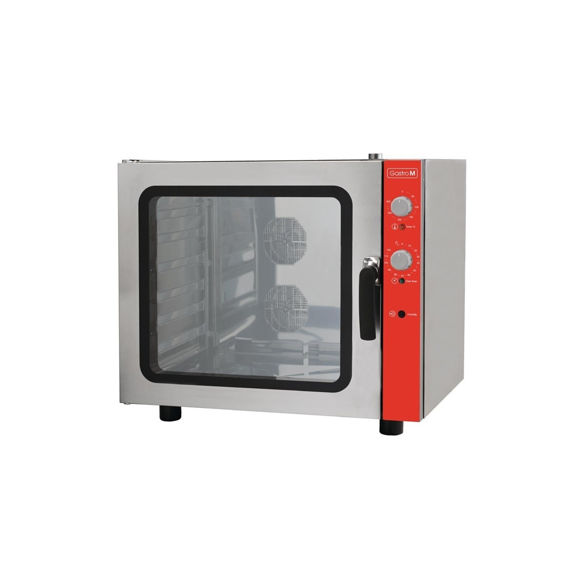 Four électrique pâtissier à convection 6 niveaux 600x400mm avec humidificateur - GASTRO M