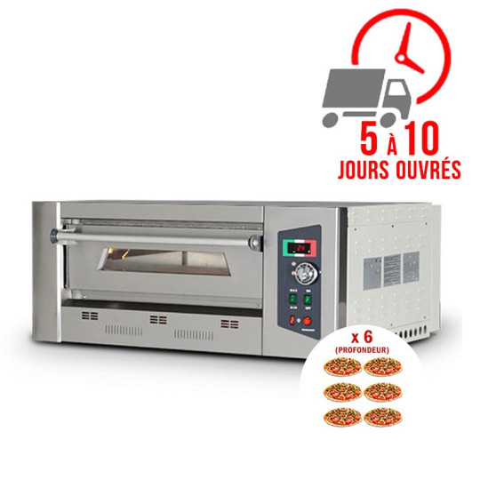 Four à pizza gaz 6 x 33 cm (profondeur) / RESTONOBLE