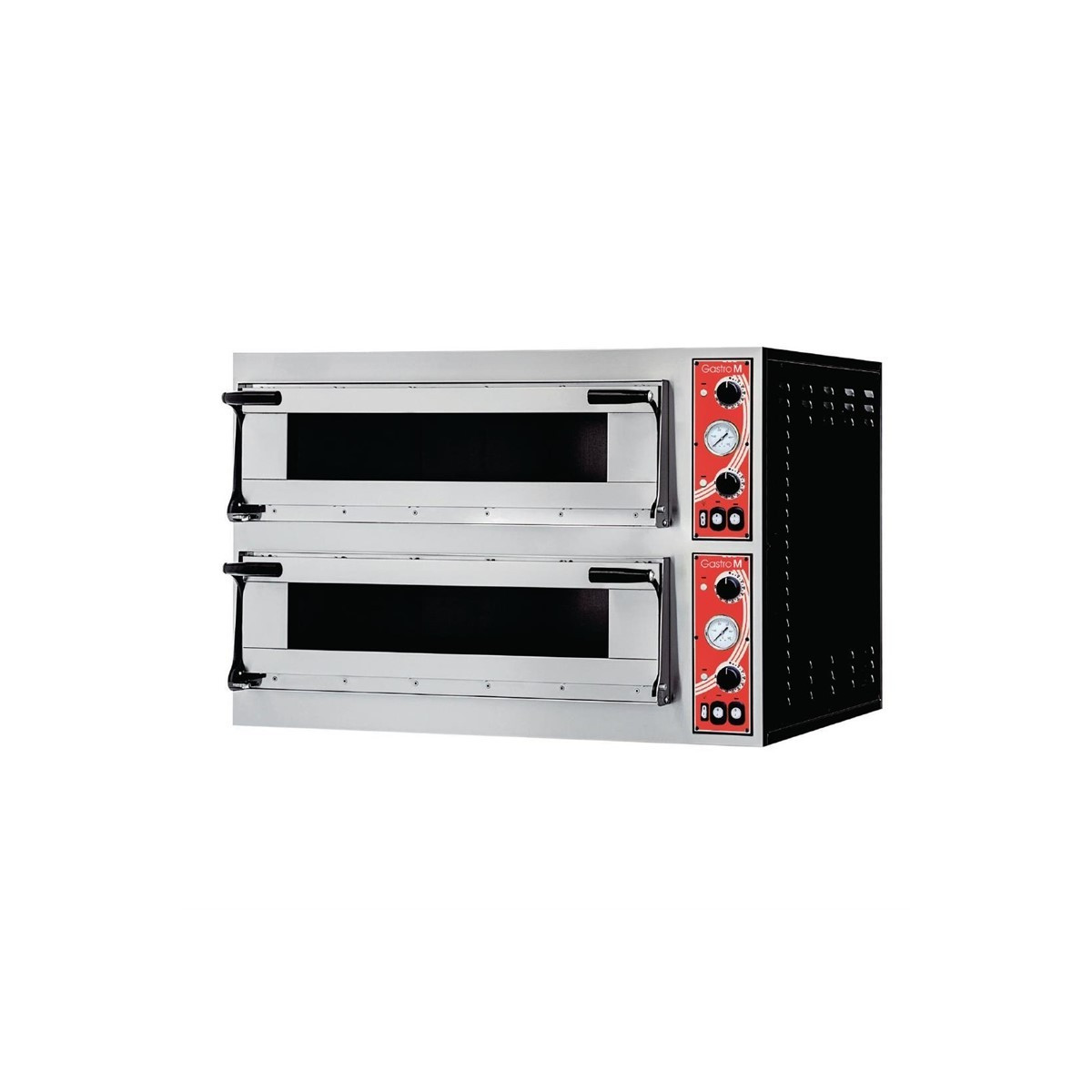 Four à pizza électrique 4 + 4 x 35 cm - 12kW - 400V / GASTRO M