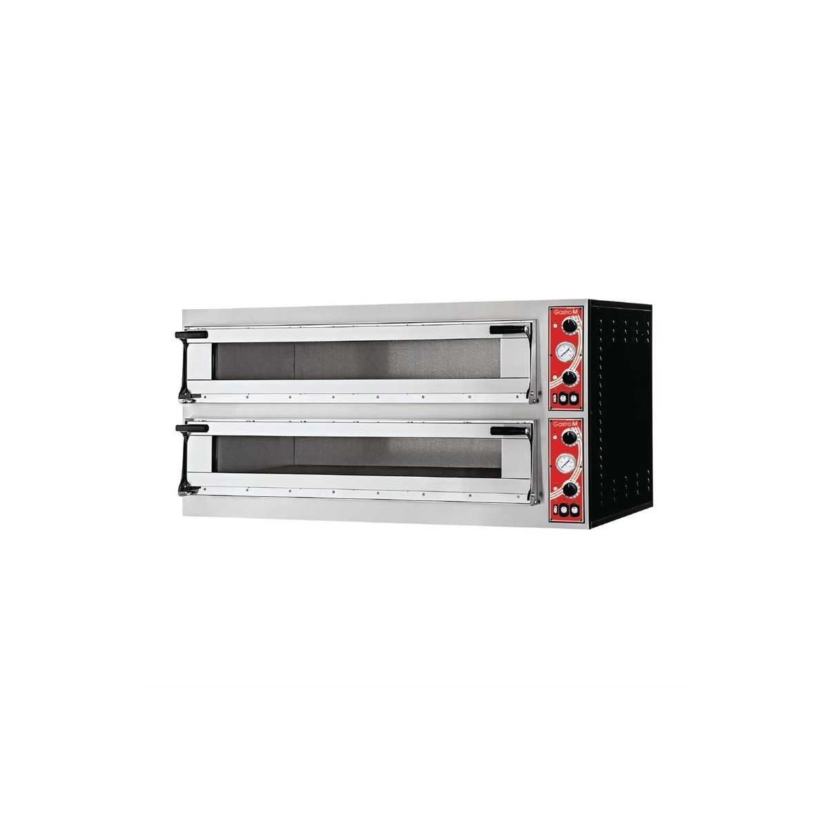 Four à pizza électrique 6 + 6 x 35 cm (largeur) - 18kW - 400V / GASTRO M