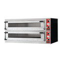 Four à pizza électrique 6 + 6 x 35 cm (largeur) - 18kW - 400V / GASTRO M