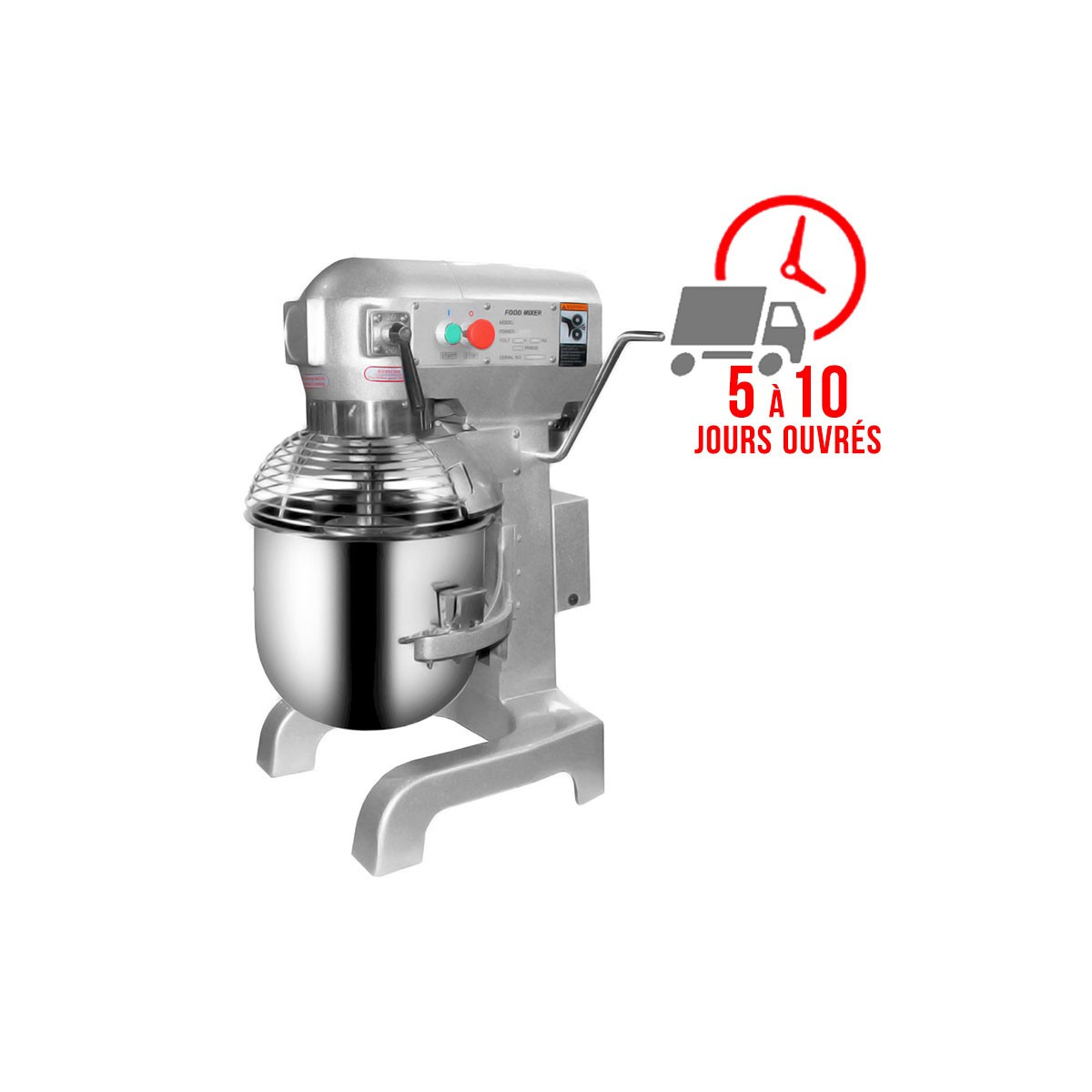 Batteur planétaire 10 Litres (3 vitesses) - 230V / RESTONOBLE