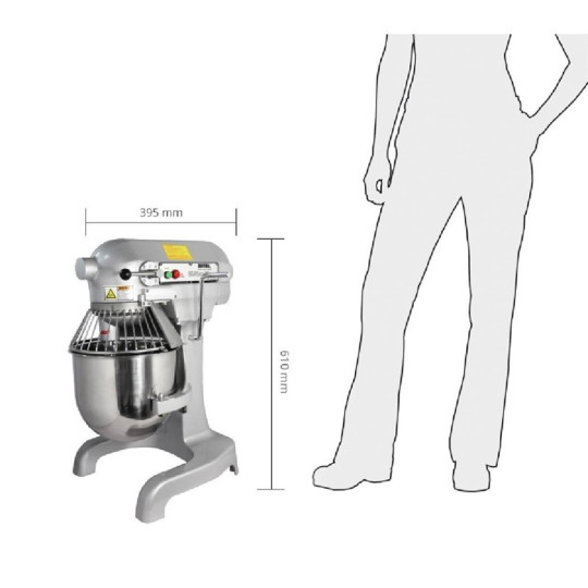 Batteur planétaire 10 Litres (3 vitesses) - 230V / BUFFALO