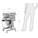 Batteur planétaire 20 Litres (3 vitesses) - 230V / BUFFALO