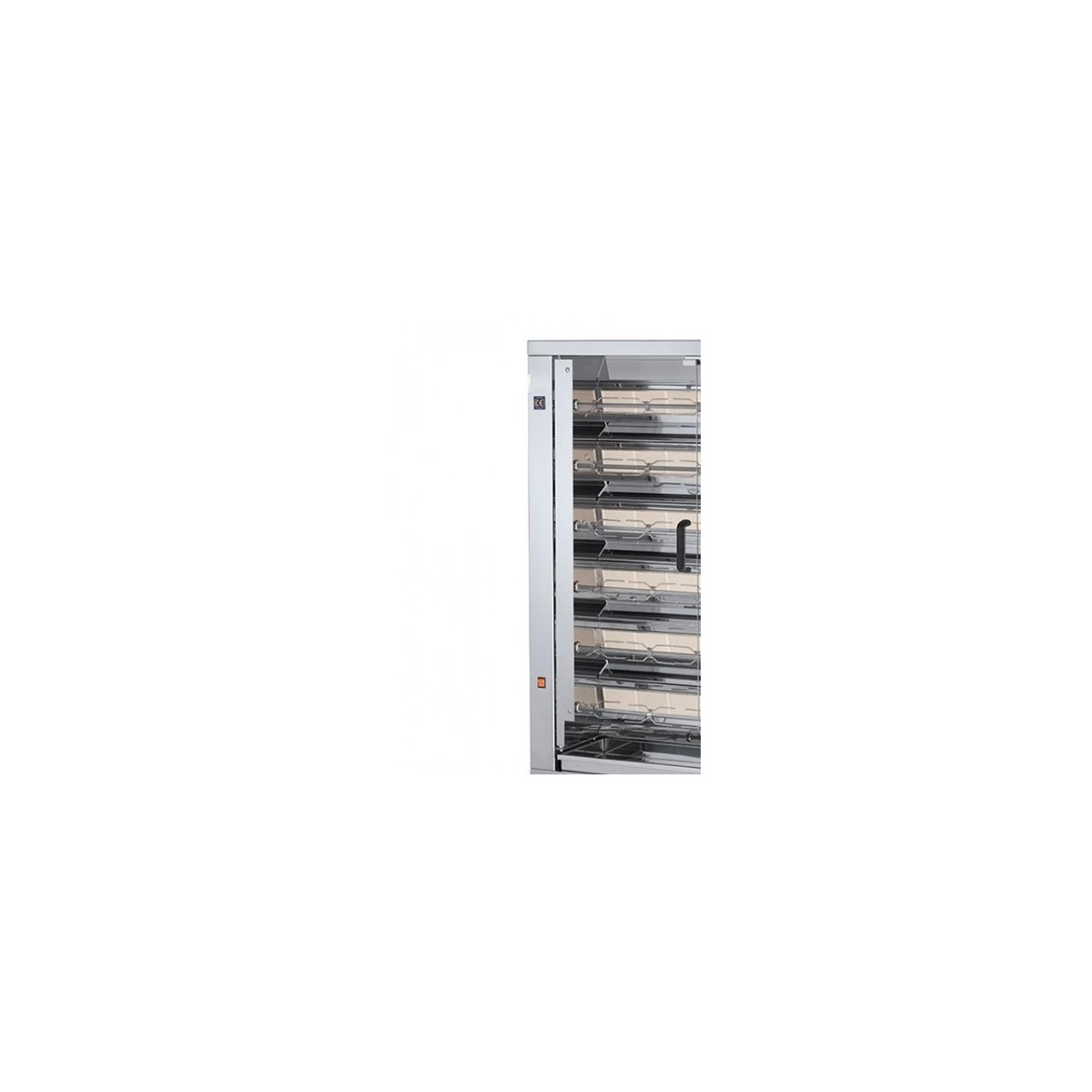 Vitre pour rôtissoire EKO - 6 broches / FECA