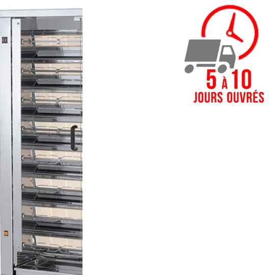 Vitre pour rôtissoire EKO - 8 broches / FECA