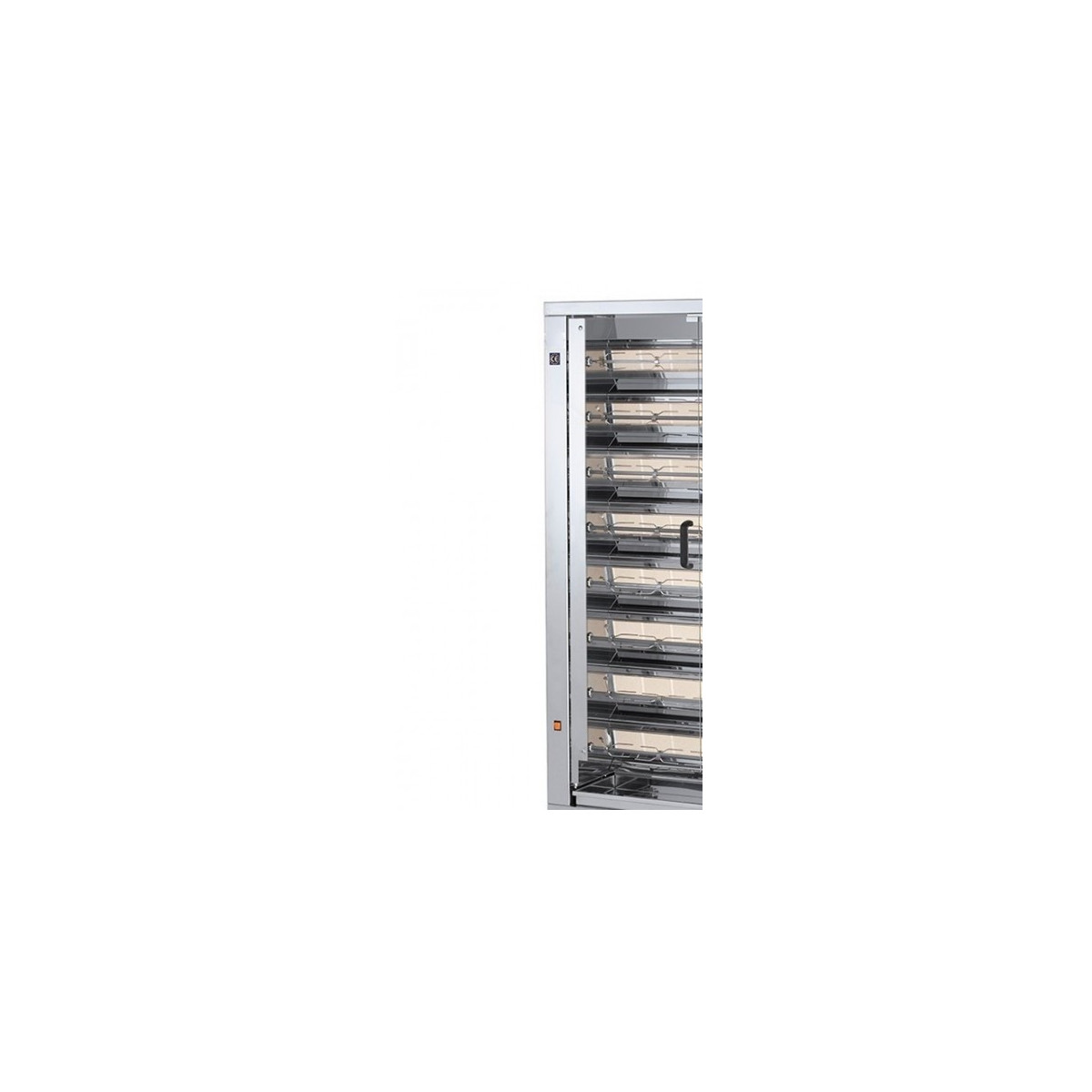 Vitre pour rôtissoire EKO - 8 broches / FECA