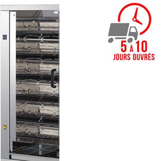 Vitre pour rôtissoire EKO - 11 broches / FECA