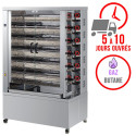 Rôtissoire 11 broches - 55/66 Poulets - Gaz butane / FECA