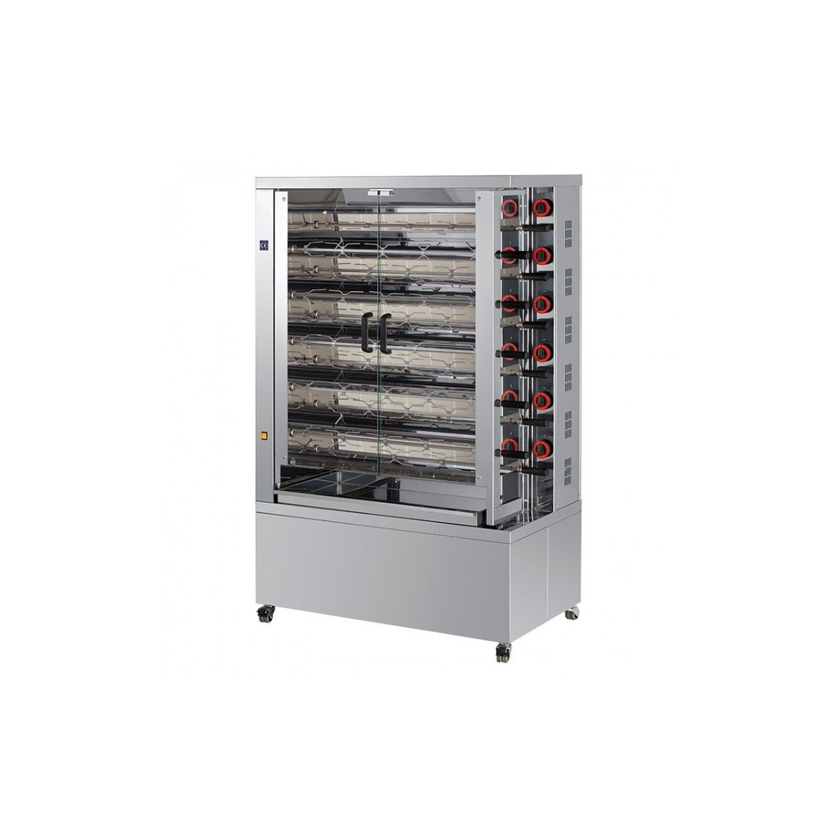 Rôtissoire 11 broches - 55/66 Poulets - Gaz propane / FECA