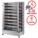 Rôtissoire 15 broches - 75/90 Poulets - Gaz propane / FECA
