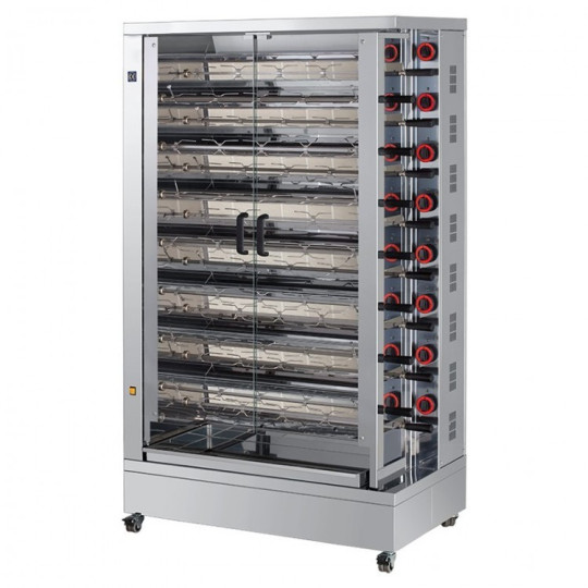 Rôtissoire 15 broches - 75/90 Poulets - Gaz propane / FECA