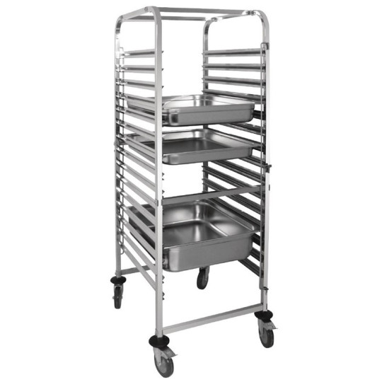 Chariot à glissières GN 2/1 - 15 niveaux / VOGUE