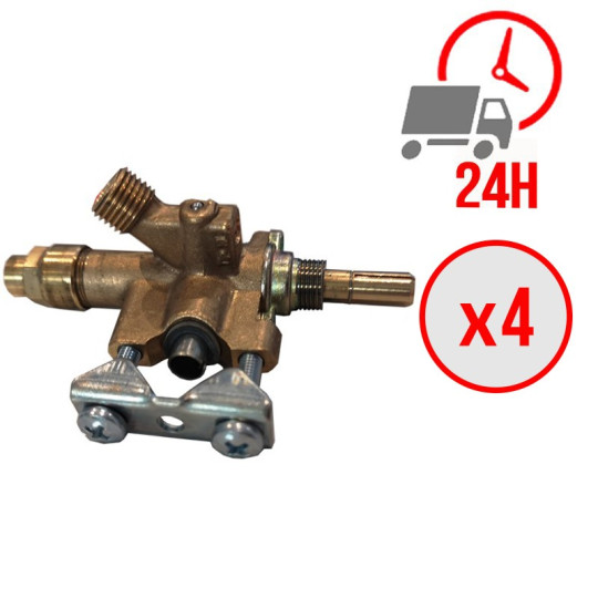 Robinet de gaz pour machine à kebab GURDEN / ARCHWAY (LOT DE 4)