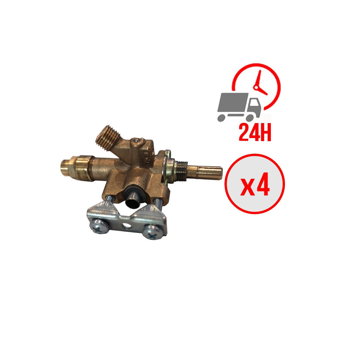 Robinet de gaz pour machine à kebab GURDEN / ARCHWAY (LOT DE 4)