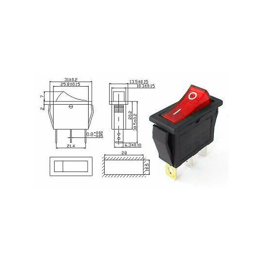 Interrupteur pour machine à kebab GURDEN / ARCHWAY (LOT DE 10)