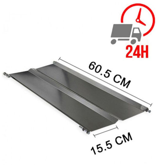 Volet pour machine à kebab 3 feux (605x155mm) / GOLDINOX