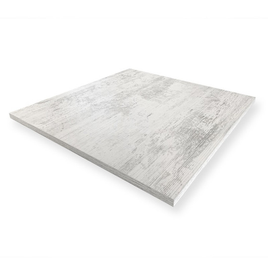 Plateau de table 70x70 cm - Blanc Antique / GOLDINOX