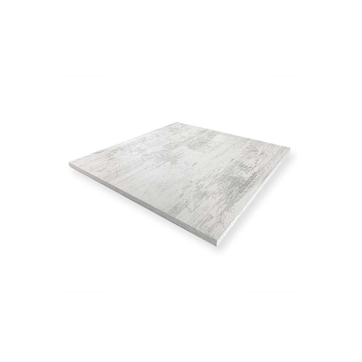 Plateau de table 70x70 cm - Blanc Antique / GOLDINOX