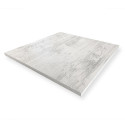 Plateau de table 70x70 cm - Blanc Antique / GOLDINOX