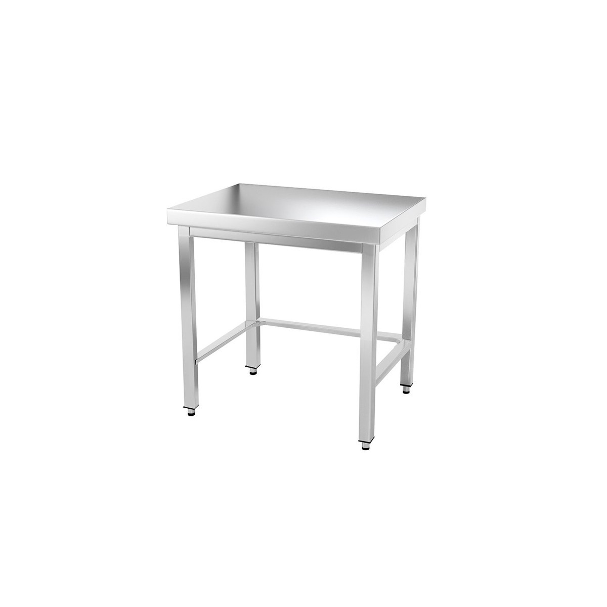 Table inox 600 x 600 mm avec renfort PREMIUM / GOLDINOX