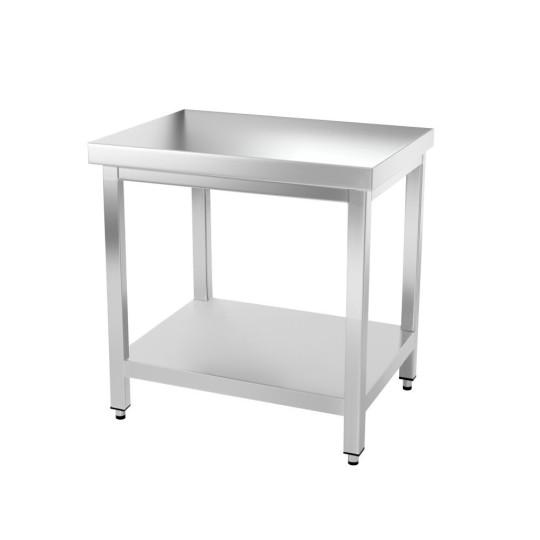 Table inox 800 x 600 mm avec renfort PREMIUM / GOLDINOX