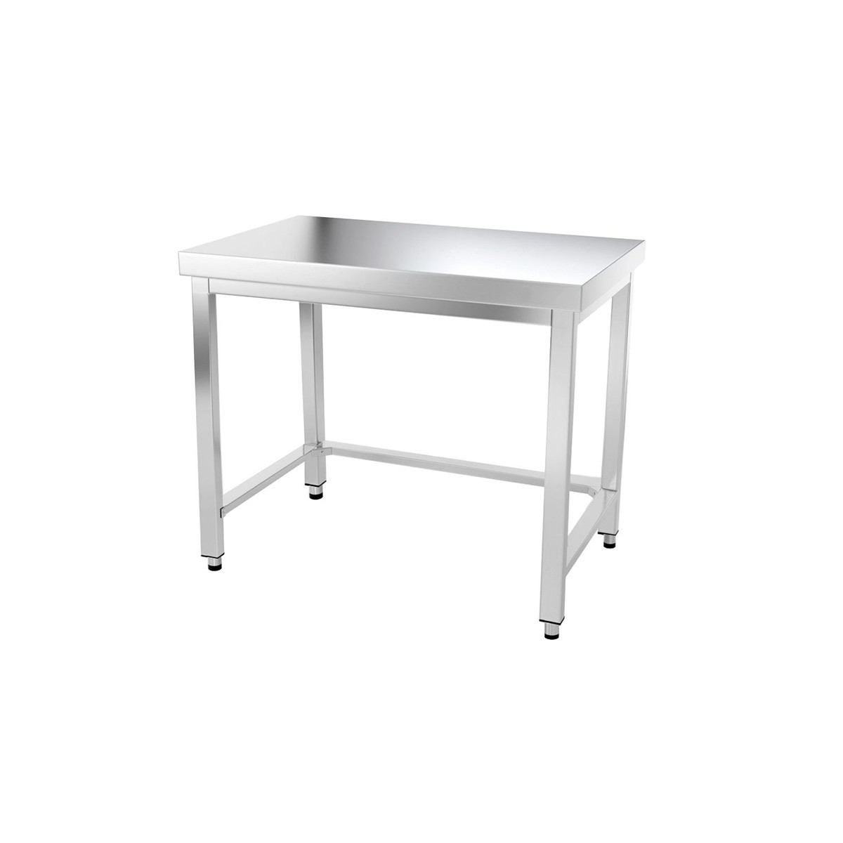 Table inox 1000 x 600 mm avec renfort PREMIUM / GOLDINOX