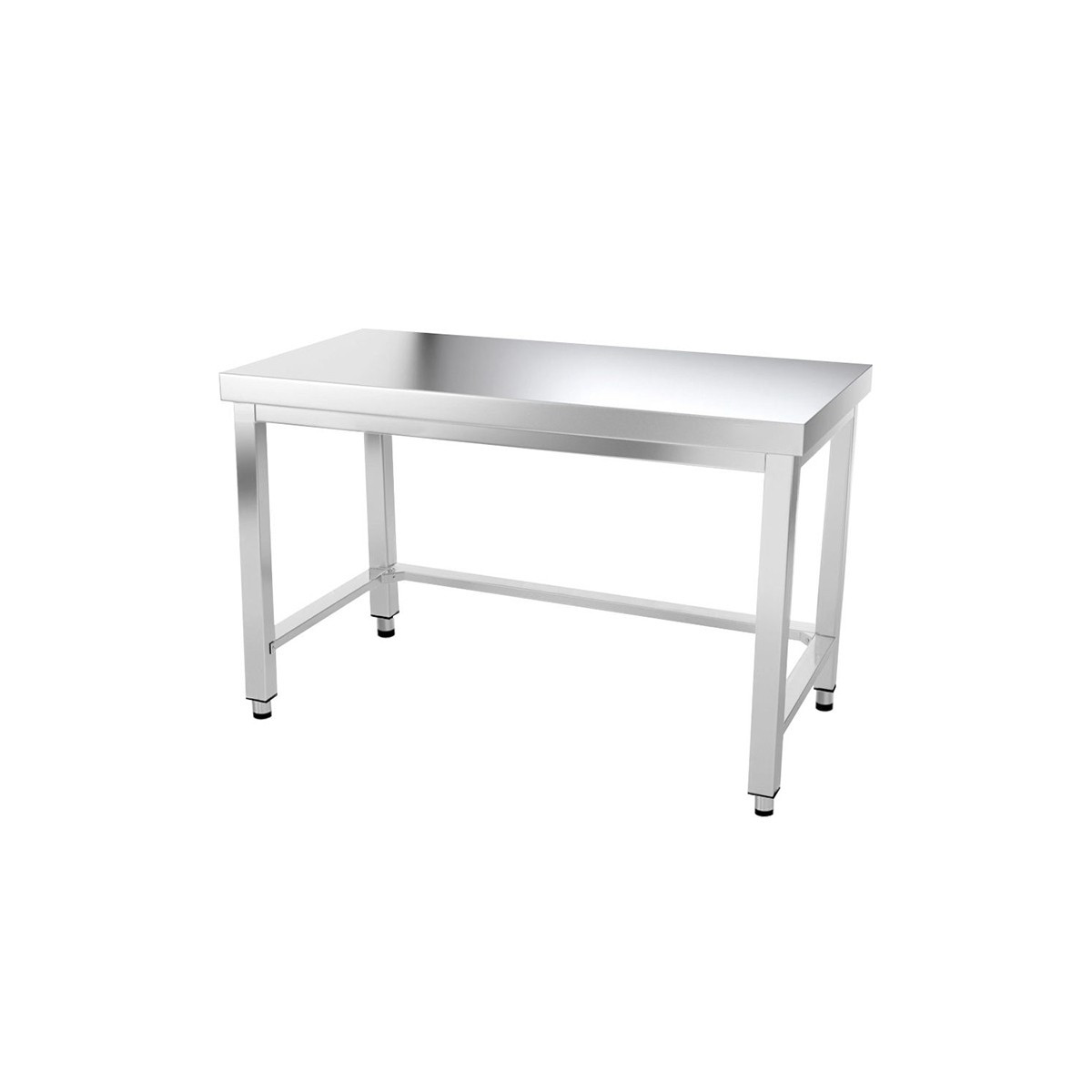 Table inox 1600 x 600 mm avec renfort PREMIUM / GOLDINOX