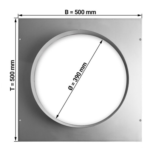 Platine de raccord  Ø400 mm / GOLDINOX