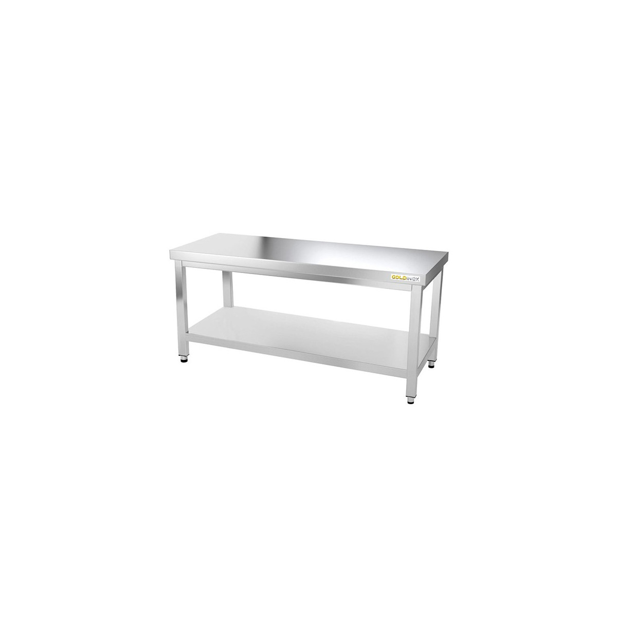 Table inox soubassement 1600 x 600 mm / GOLDINOX
