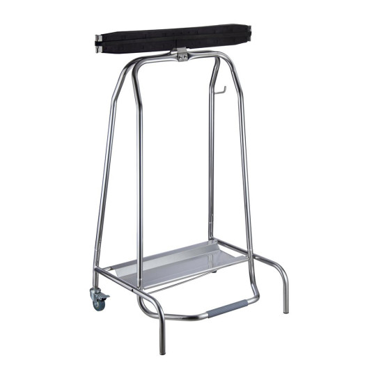 Poubelle ciseau inox avec pédale - 110L / GOLDINOX