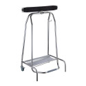 Poubelle ciseau inox avec pédale - 110L / GOLDINOX