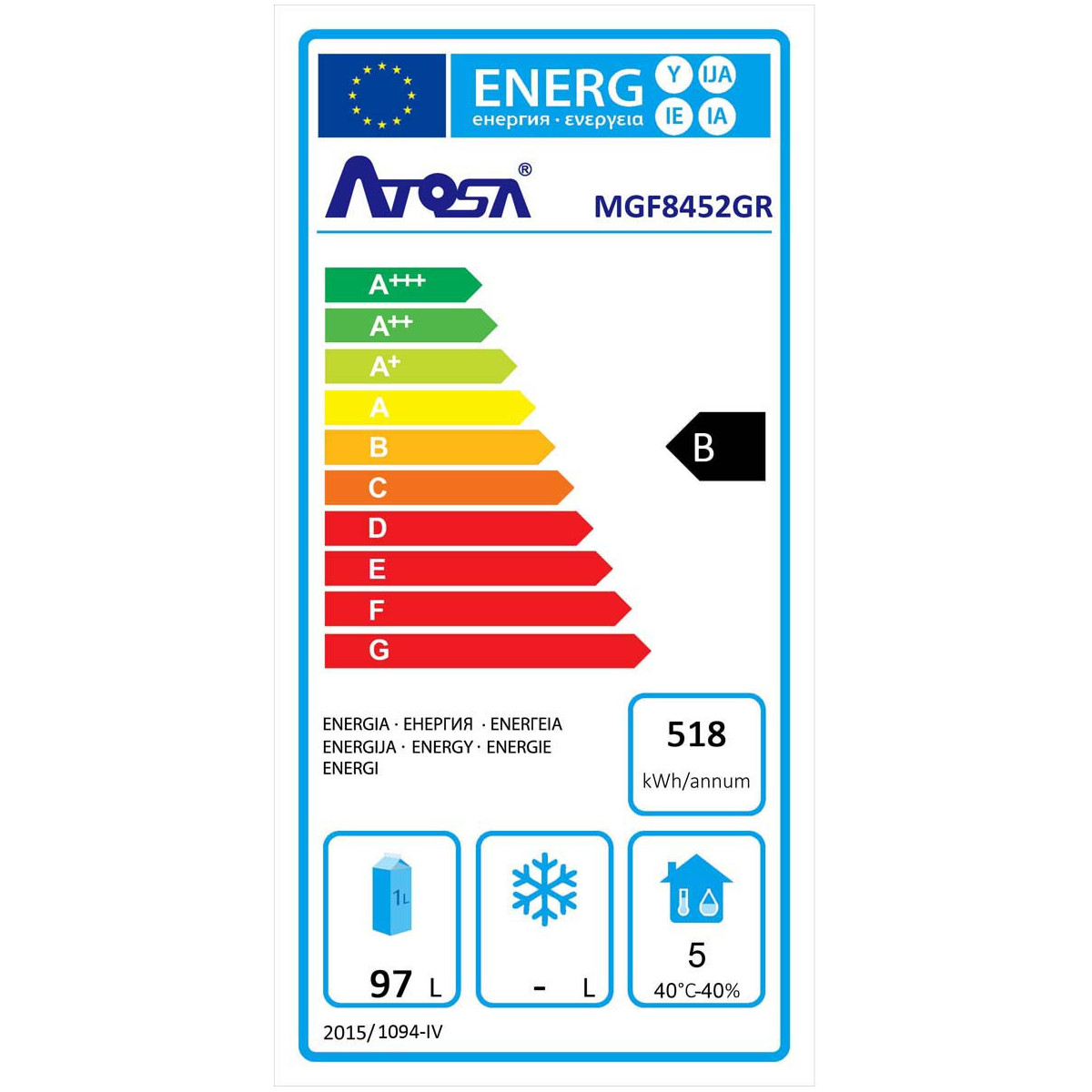 Soubassement réfrigérée 2 Tiroirs / 6 bacs GN1/1