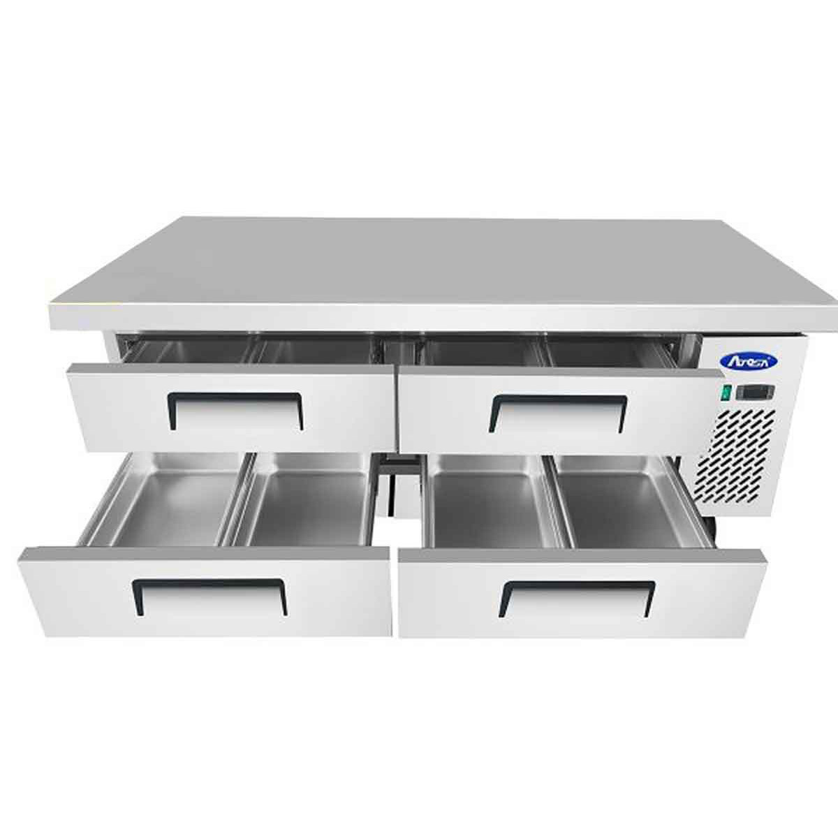 Soubassement réfrigérée 4 Tiroirs / 8 bacs GN1/1