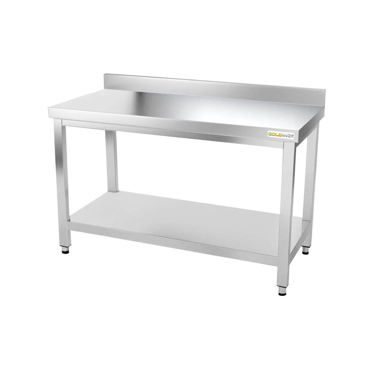 Table inox 1400 x 600 mm adossée PREMIUM / GOLDINOX