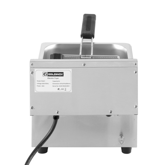 Friteuse électrique 6 Litres à poser - 3 kW / GOLDINOX