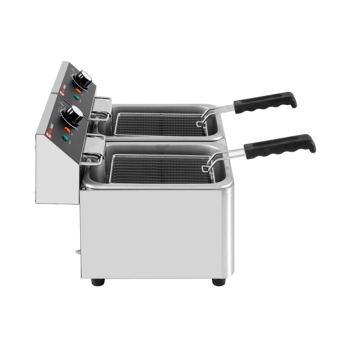 Friteuse électrique 2 x 4 Litres à poser - 5 kW / GOLDINOX