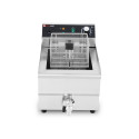 Friteuse électrique 13 Litres avec robinet de vidange à poser - 3,25 kW / GOLDINOX