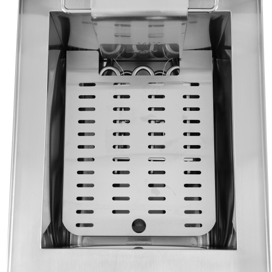 Friteuse électrique 13 Litres avec robinet de vidange à poser - 3,25 kW / GOLDINOX