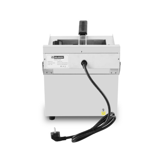 Friteuse électrique 13 Litres avec robinet de vidange à poser - 3,25 kW / GOLDINOX