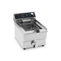 Friteuse électrique 13 Litres avec robinet de vidange à poser - 3,25 kW / GOLDINOX