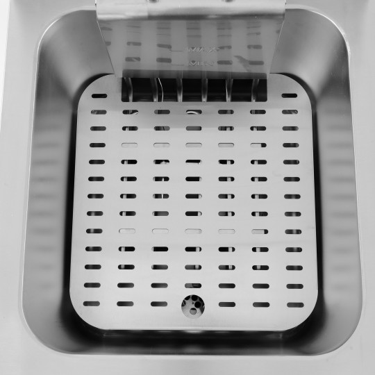 Friteuse électrique 16 Litres avec robinet de vidange à poser - 5 kW (400V) / GOLDINOX