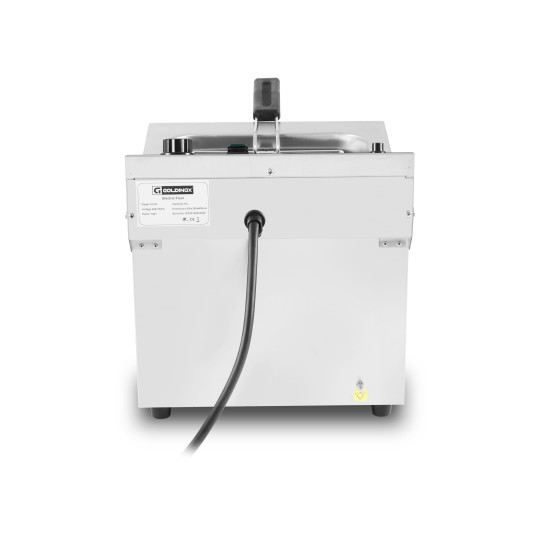 Friteuse électrique 16 Litres avec robinet de vidange à poser - 5 kW (400V) / GOLDINOX
