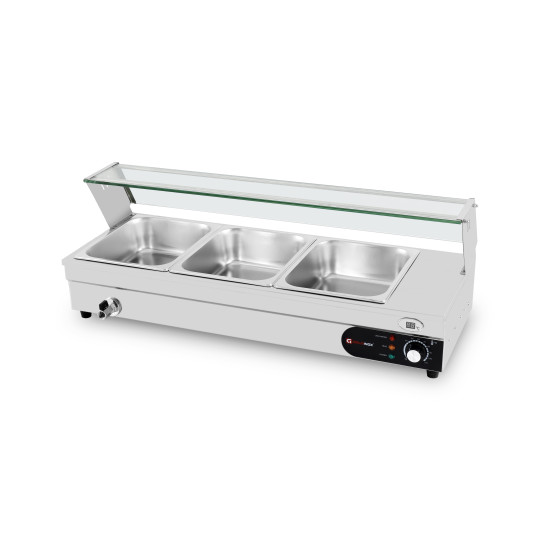 Bain marie avec robinet de vidange GN 1/1