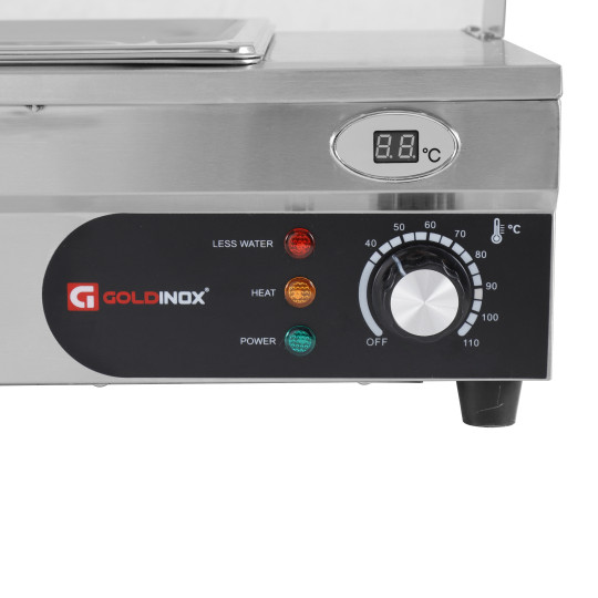 Bain marie avec robinet de vidange GN 1/1