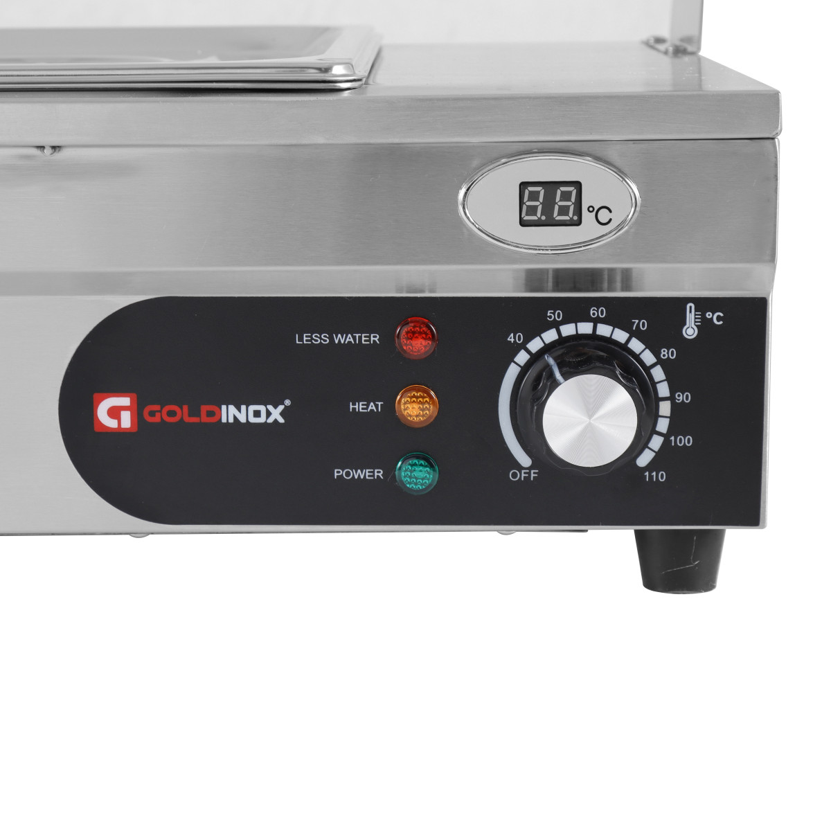 Bain marie avec robinet de vidange GN 1/1