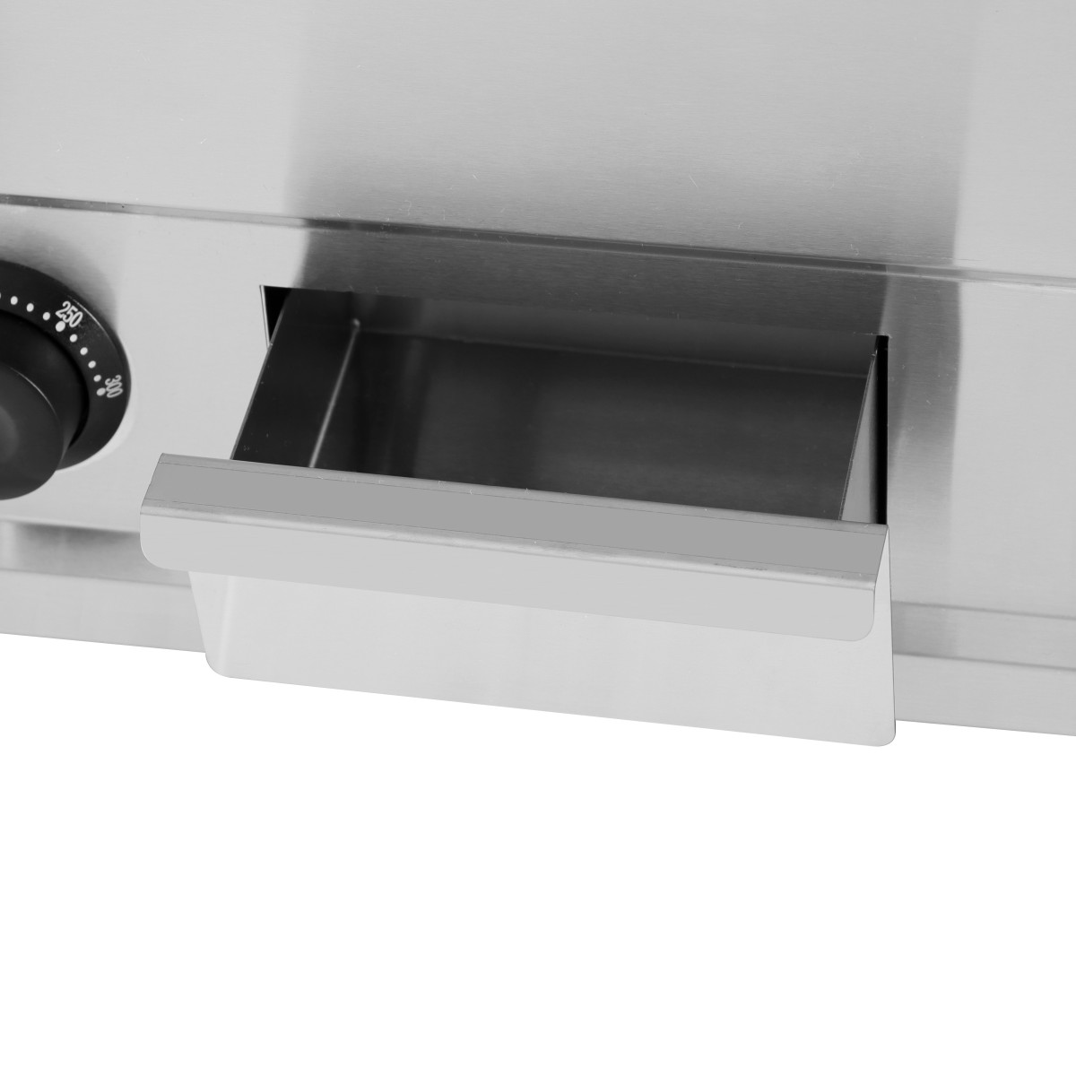 Plaque de cuisson en acier lisse électrique professionnelle 660 mm - GOLDINOX